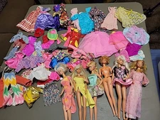 Vtg Barbie DOLLS Accessories Clothes 1980's 90's Lot TLC some need repair