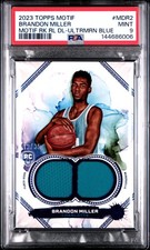 2023 TOPPS MOTIF MOTIF ROOKIE RELICS DUAL #MDR2 BRANDON MILLER RC /35 PSA 9