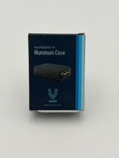 Vilros Raspberry Pi 4 Aluminum Case - Heavy Duty Passive Cooling Enclosure Black