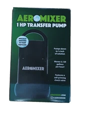 1HP Submersible Water Pump by Aeromixer – 5120 GPH | Transfer / Circulation