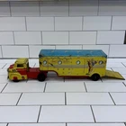 Marx Roy Rogers Tin Truck Trailer Litho Toy USA 1950s * Read