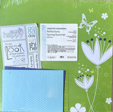 REFLECTIONS SPRING SUMMER 12x12 Scrapbook Paper Mats Stickers Creative Memories