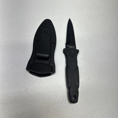Smith And Wesson Hrt 1193236 Black Blade Single Edge W Sheath