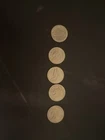 Lot Of 5 Coins  1910 1911 1912 Indian Head Five Dollars Gold Coin Half Eagle $5