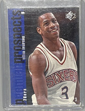 Upper Deck SP 1996-97 Allen Iverson #141 Rookie Philadelphia 76ers Card