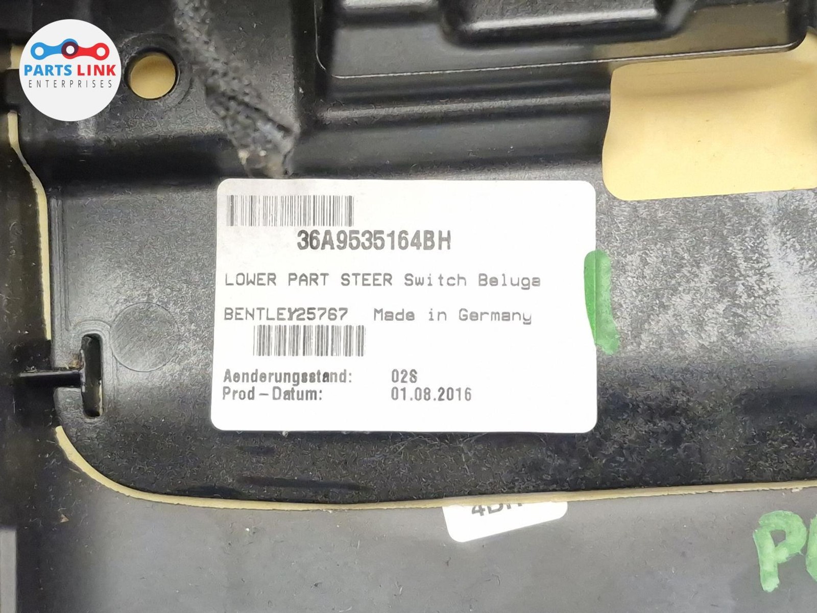 Bentley Bentayga 2016-2020 Steering column trim Black