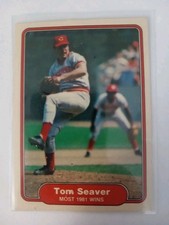 Tom Seaver 1982 Fleer #645 Mets Reds Vintage Great Condition**