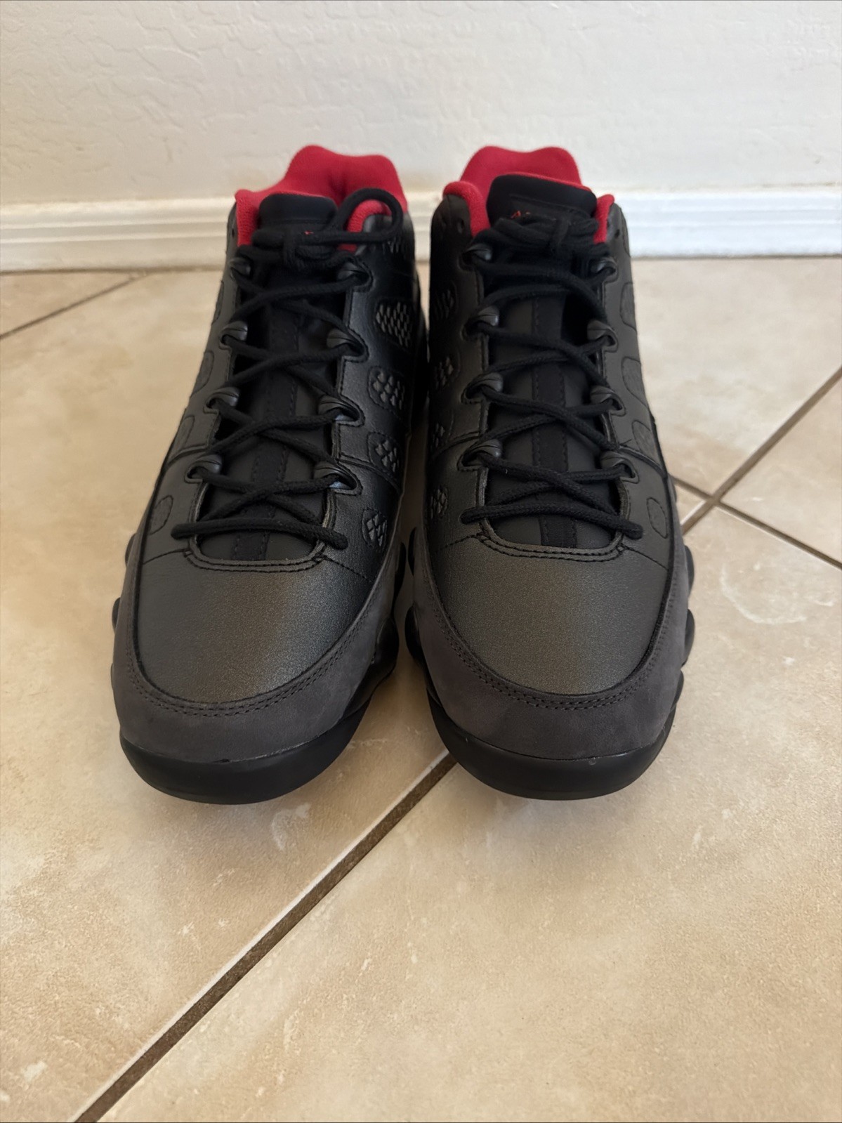 Nike Air Jordan 9 Low Men's Golf Sneakers Black True Red FJ5934-002 Size 11.5 thumbnail 2