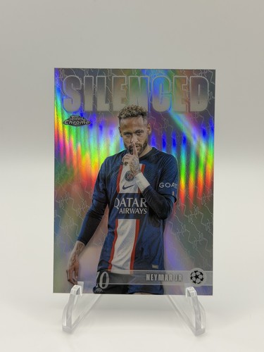 2025-26 Topps Chrome UEFA NEYMAR JR. Silenced Refractor PSG #SHH1