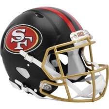 San Francisco 49ers Full Size Authentic Speed Football Helmet 2025 Rivalries - N