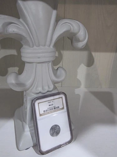 1943 P Lincoln Steel Cent NGC MS65 Bright Luster