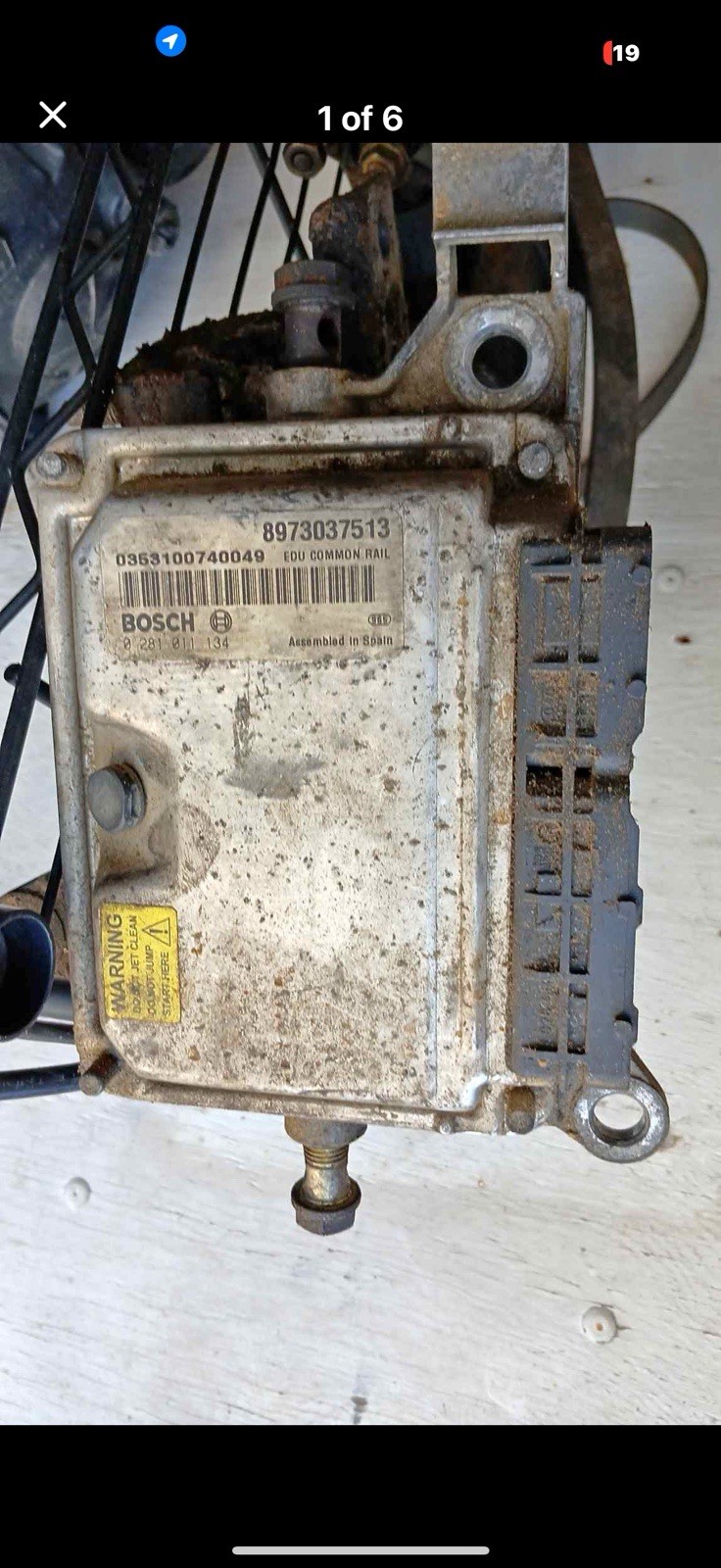 8973037513 04 05 Duramax LLY Fuel Injection Control Module FICM GMC Chevy