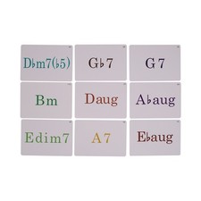 Piano Chord Card Piano Chords Chart Finger Chart 120pcs Color Coded Cards F MXPL