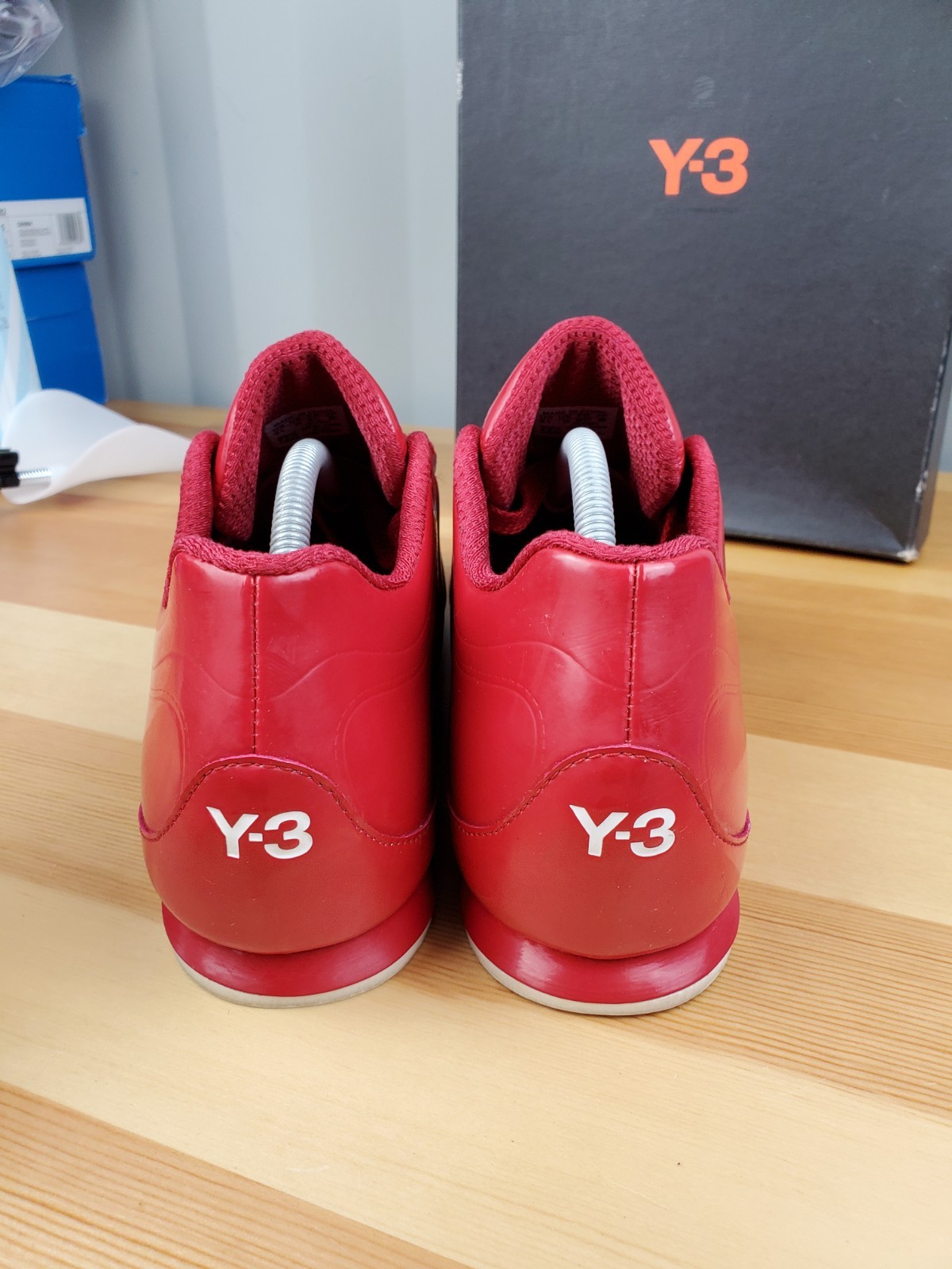 *RARE* UK 10 - Y3 Yohji Yamamoto adidas Boxing Red Mens Trainer Shoes Y2K G15048 image 6