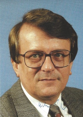 Autogramm Wolfgang Lüder, MdB, MdA Berlin, Berliner Senator