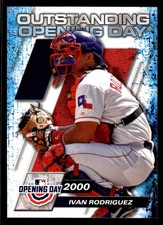 2021 Topps Opening Day - Outstanding Opening Days Ivan Rodriguez #OOD-1 