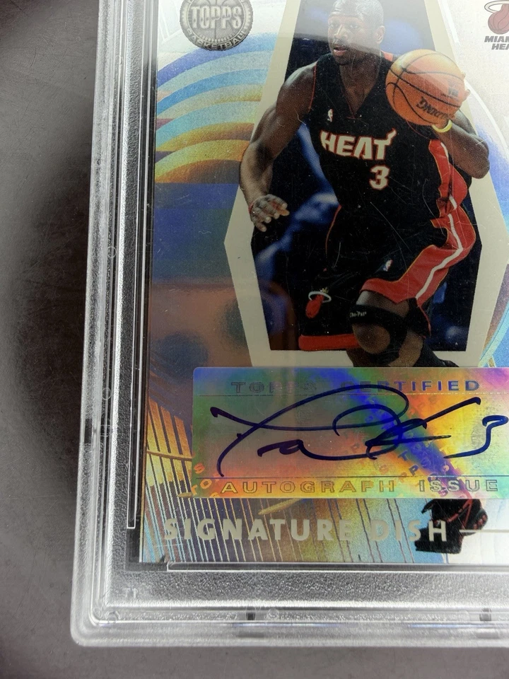 Plato de firma Topps primera fila /190 - #033 - Dwyane Wade Foto 4 de 4