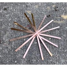 8"x.25" Thin Copper Stamping Strips, 16oz Copper 10 Pack 