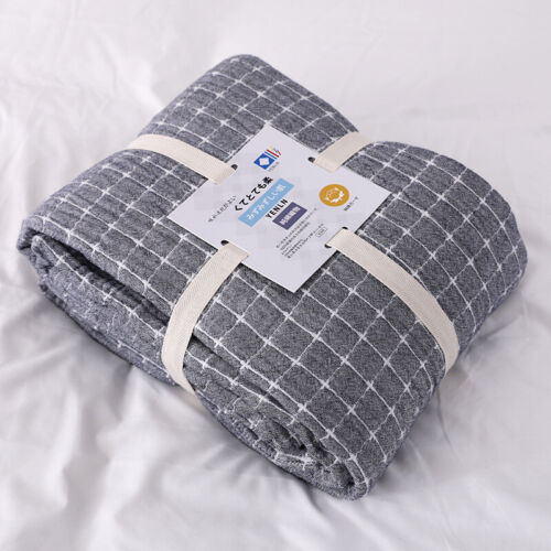 Cotton towel quilt Thin air conditioner throws Cotton gauze adult nap blankets - Picture 13 of 15