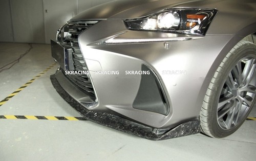 Forged Carbon Fiber Front Rear Lip Fins Wing Body kits For Lexus IS200t 300 350 - Picture 16 of 18