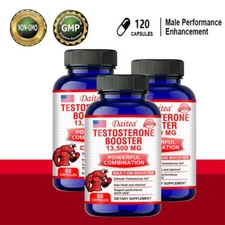 Testosterone Booster Capsules - Increase muscle strength, leanness, libido