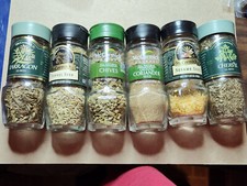 vintage McCormick spice jars