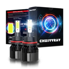 9007 HB5 LED Headlight Bulbs Conversion Kit High Low Beam 6000K Super Cool White