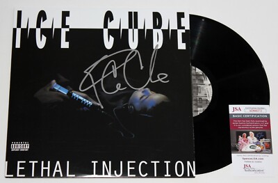 Ice Cube Signed Lethal Injection Album Proof COA Autographed Vinyl Record STAR Ice Cube Signed Lethal Injection Album Proof COA Autographed Vinyl Record STAR