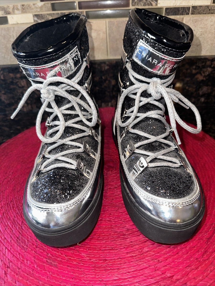 Chiara Ferragni Glitter Snow Boots Chiara Ferragni Snow Boots
