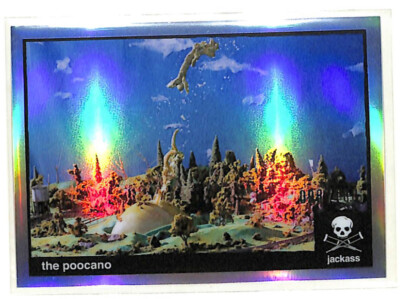 2022 Zerocool Jackass S-30 The Poocano 98/100 HOLO REFRACTOR card