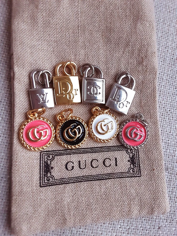 Gucci Dior look Zipper Pull lot of 8 mix - Image 3 of 4