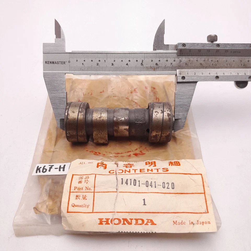 Eje de leva genuino Honda Z50 DAX Ct70 St70 Atc70 C70 SL70 XL70 nos Foto 3 de 4