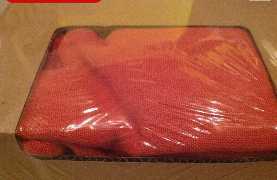 Cubierta otomana reposapiés Ikea NOCKEBY 802.804.45 NARANJA RISANA Nueva Foto 3 de 4