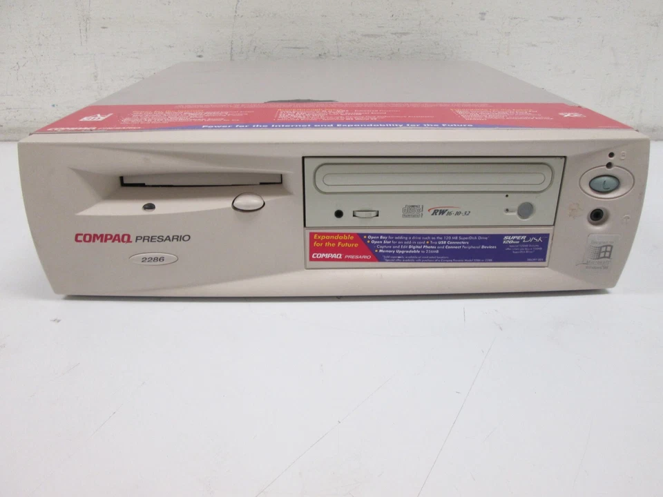 COMPAQ PRESARIO 2286 VINTAGE UNTESTED - Image 2 of 4