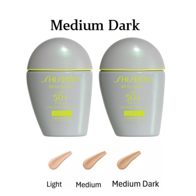 SHISEIDO BB for Sports Medium Dark SPF50+ PA+++ Waterproof & Quick Dry 2 pieces