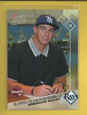Brendan McKay SSP RC 2017 TOPPS NOW #304 Rays # 4 DRAFT PICK print run / 1443 !!
