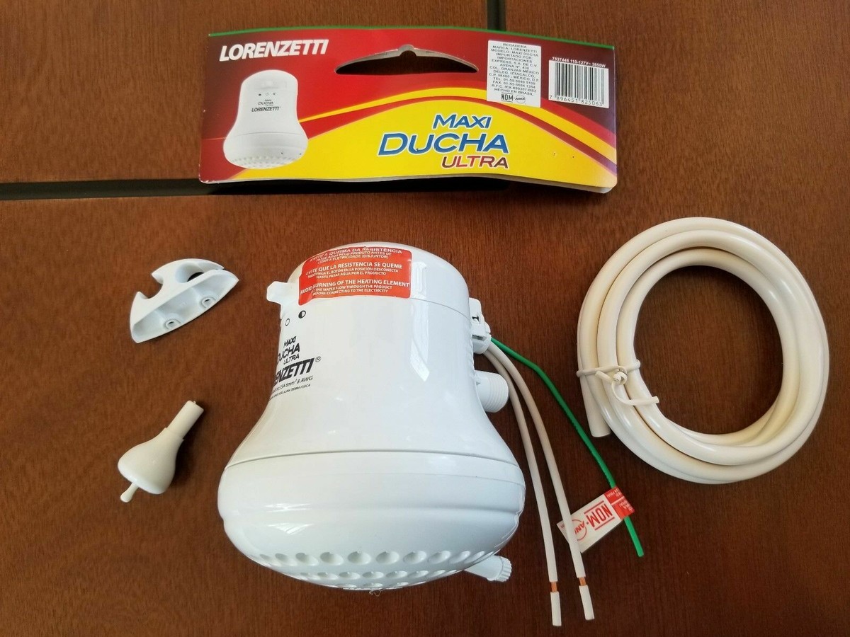 LORENZETTI 120V Electric Shower Head Instant Water Heater | eBay