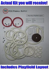 1976 Gottlieb Ship Ahoy Pinball Machine Rubber Ring Kit