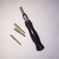 Leather Craft Brass Press Line groove Edge Decrate solder iron Tip creasers Tool