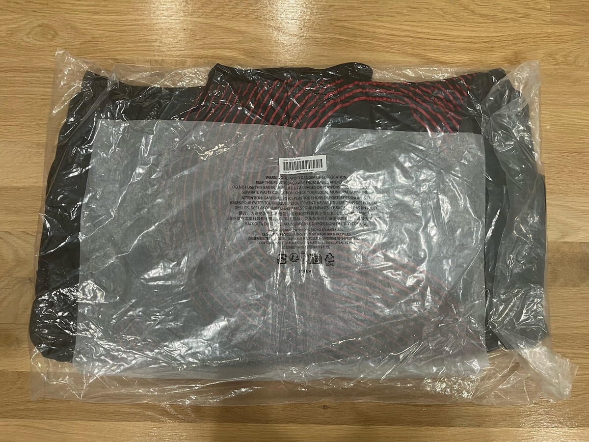 Size Large - Supreme S Logo Track Jacket Zip Up Red Black Size Large - Supreme S Logo Track Jacket Zip Up Red Black