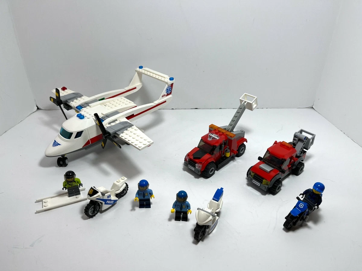 LOT: Ambulance Plane 60116 + Trucks from 60137 and 60141, bikes. | eBay