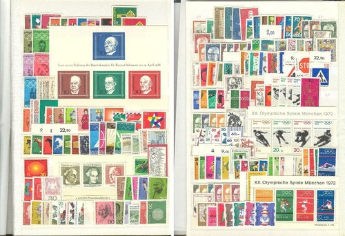 WEST GERMANY 1955-2000 STRONG ALL COMPLETE MNH collection incl. all Sheets - 第 4/11 張圖片