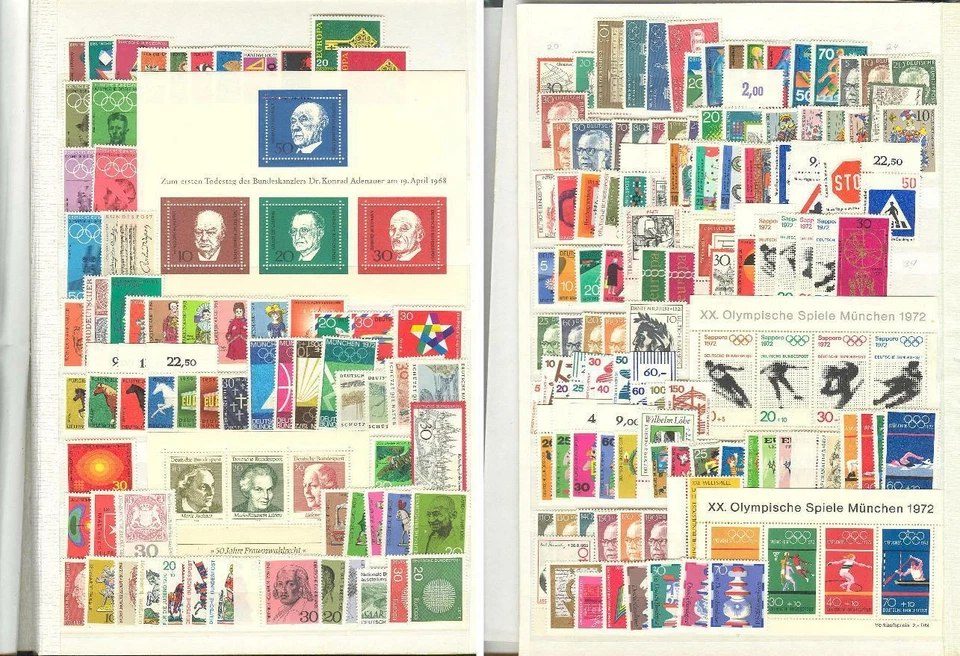 WEST GERMANY 1955-2000 STRONG COMPLETE MNH collection incl. all Sheets - Image 4 of 4
