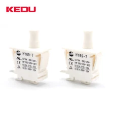 1pc KEDU HY69-7 emergency stop switch button push-pull switch