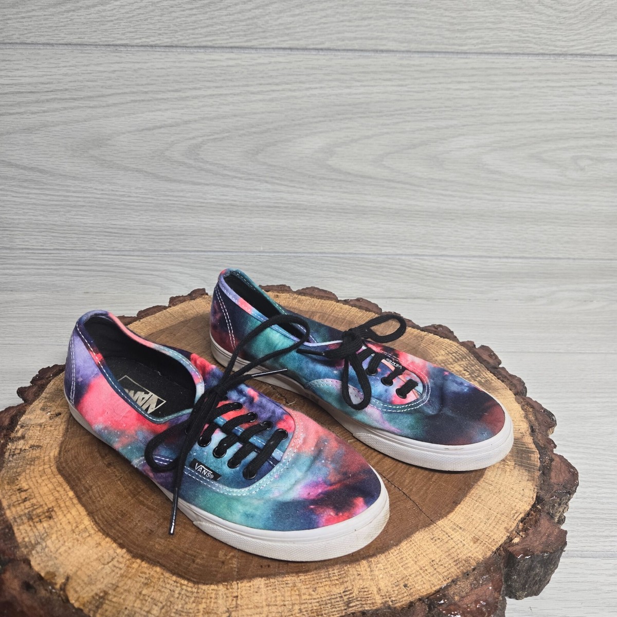 VANS Cosmic Galaxy Space Sneakers Multicolor Lace Up Shoes Mens Women's 
