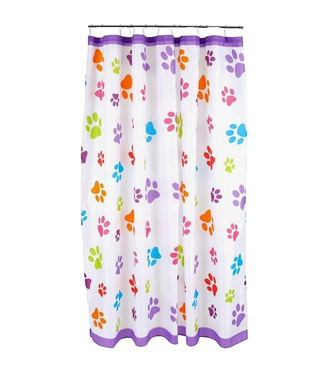 Multicolor Fabric Shower Curtains