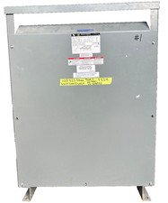 112.5KVA Square D 112T3HFISNLP Transformer HV 480V LV 208Y/120V 3PH NEMA 1 60 Hz