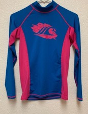 NWT Ladies Women's Long Sleeve Tesla Rashguard Surf board Shirt, Sz S
