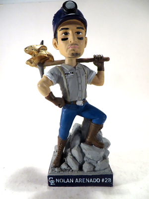 アレナド ロッキーズ ボブルヘッド Colorado Rockies Bobblehead #28 Nolan Arenado Gold Glove Miner No