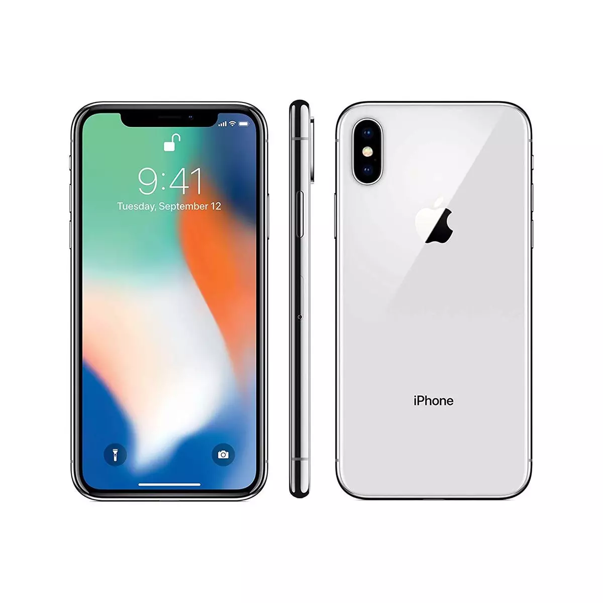 Apple iPhone X 64GB Silver UNLOCKED Very Good | eBay